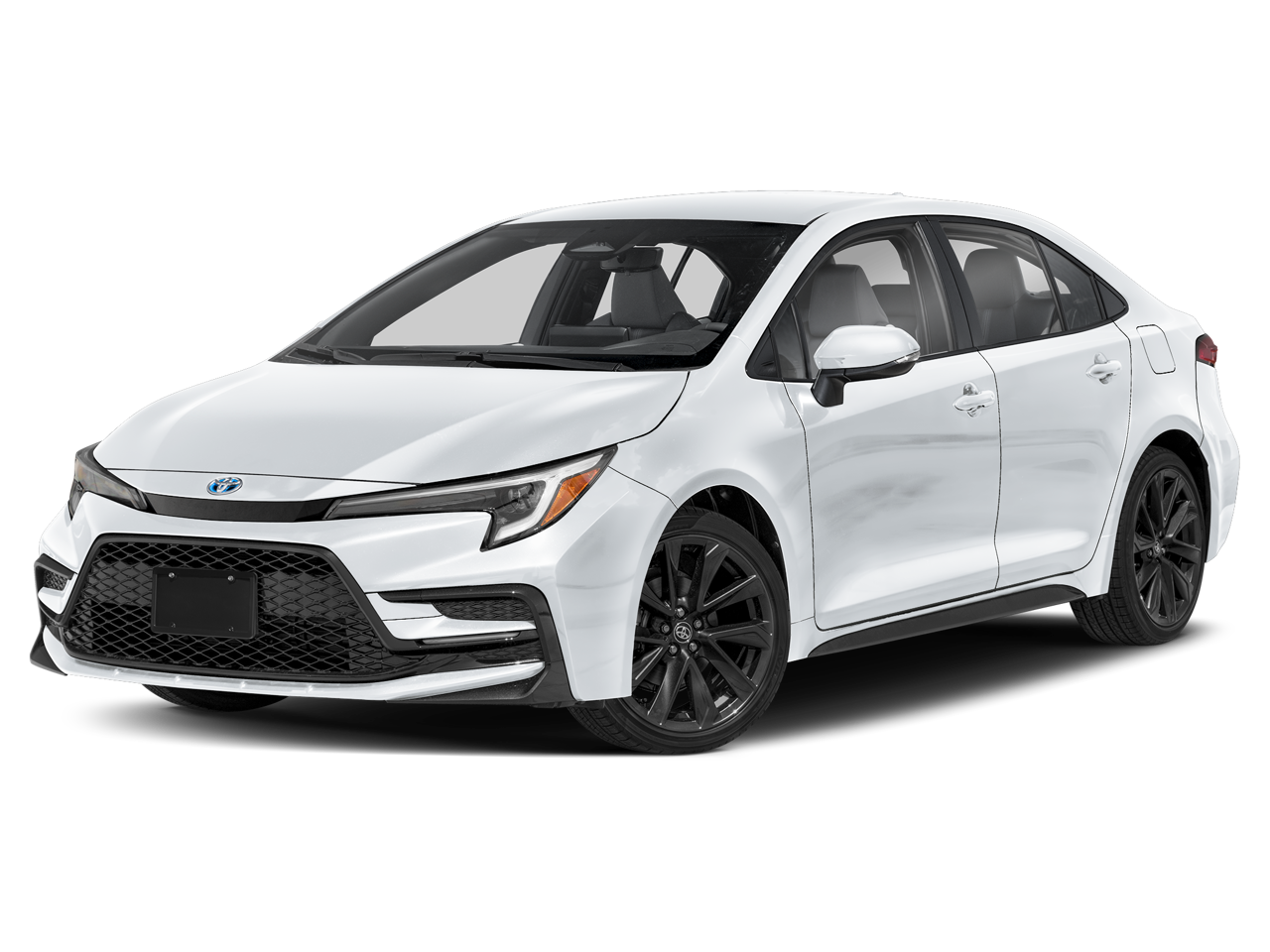 2026 Toyota Corolla Hybrid Hybrid SE in Wind Chill Pearl — front three-quarter view