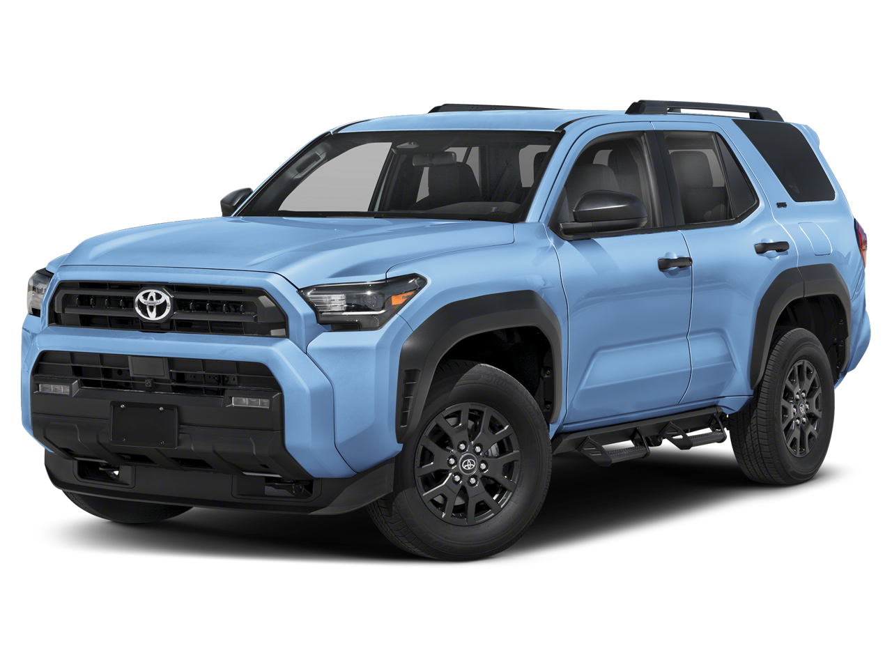 2026 Toyota 4Runner SR5 in Heritage Blue — front three-quarter view